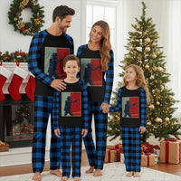 Idaho Shoots Back Vintage Pop Art Poster Style Graphic Plaid Pajama Set