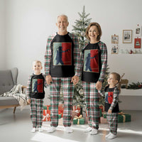 Idaho Shoots Back Vintage Pop Art Poster Style Graphic Plaid Pajama Set