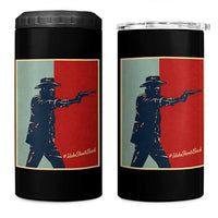 Idaho Shoots Back Vintage Pop Art Poster Style Graphic 4 in 1 Can Cooler Tumbler