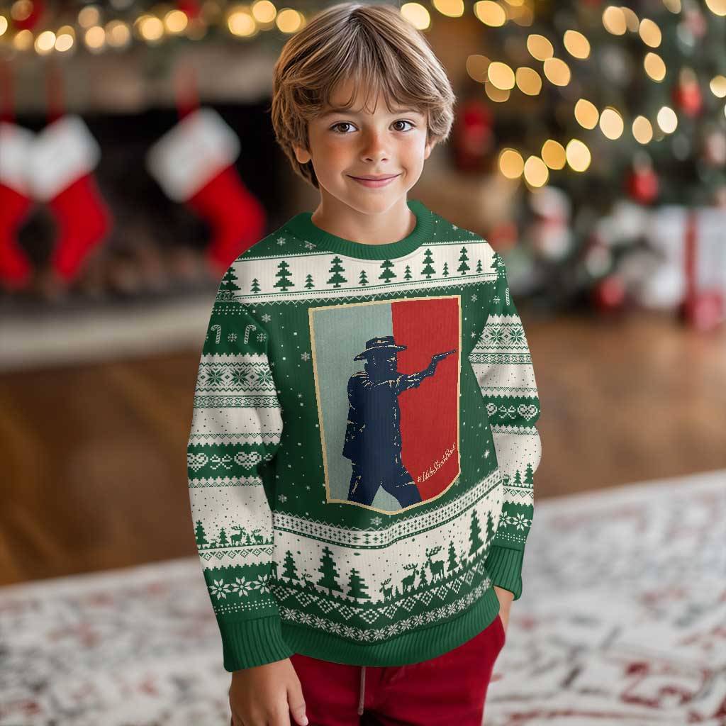 Idaho Shoots Back Vintage Pop Art Poster Style Graphic Ugly Christmas Sweater