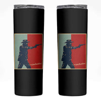 Idaho Shoots Back Vintage Pop Art Poster Style Graphic Skinny Tumbler