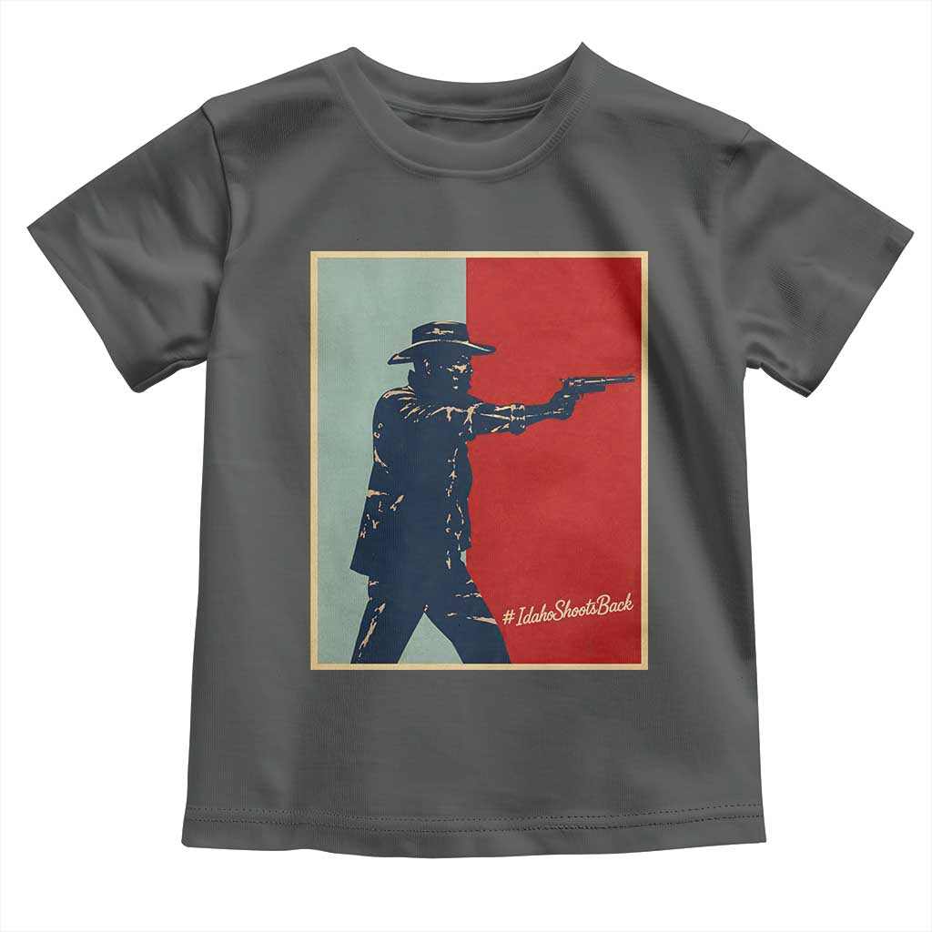 Idaho Shoots Back Vintage Pop Art Poster Style Graphic Toddler T Shirt