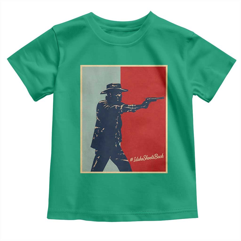 Idaho Shoots Back Vintage Pop Art Poster Style Graphic Toddler T Shirt
