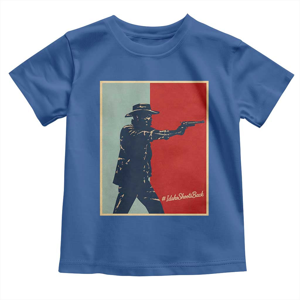 Idaho Shoots Back Vintage Pop Art Poster Style Graphic Toddler T Shirt