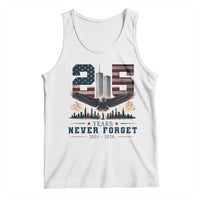 Patriotic Soaring Bald Eagle 9 11 Memorial 25th Anniversary Tank Top 25 Years 2021 2026 Never Forget