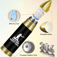 Idaho Shoots Back Cowboy Gunslinger Silhouette Patriotic Graphic Bullet Tumbler