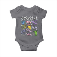 Kawaii Axolotl Baby Onesie Axolotls of the World Animals Aquarium Species