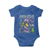 Kawaii Axolotl Baby Onesie Axolotls of the World Animals Aquarium Species