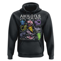 Kawaii Axolotl Hoodie Axolotls of the World Animals Aquarium Species