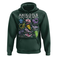 Kawaii Axolotl Hoodie Axolotls of the World Animals Aquarium Species