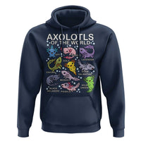Kawaii Axolotl Hoodie Axolotls of the World Animals Aquarium Species