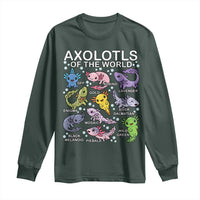 Kawaii Axolotl Long Sleeve Shirt Axolotls of the World Animals Aquarium Species