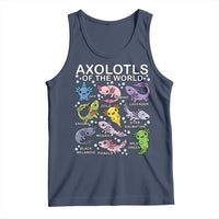 Kawaii Axolotl Tank Top Axolotls of the World Animals Aquarium Species