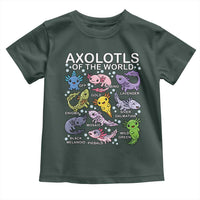 Kawaii Axolotl Toddler T Shirt Axolotls of the World Animals Aquarium Species