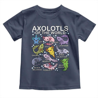 Kawaii Axolotl Toddler T Shirt Axolotls of the World Animals Aquarium Species