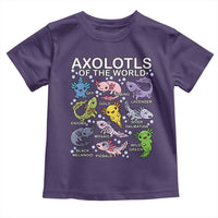 Kawaii Axolotl Toddler T Shirt Axolotls of the World Animals Aquarium Species