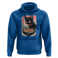 Japanese Inspo Ramen Cat Graphic Hoodie Anime Manga Kawaii Otaku Urban Streetwear - Wonder Print Shop