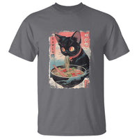 Japanese Inspo Ramen Cat Graphic T Shirt Anime Manga Kawaii Otaku Urban Streetwear - Wonder Print Shop
