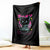 Kawaii Ramen Cat Throw Blanket Retro Japanese Noodles Lover Anime Aesthetic - Wonder Print Shop