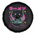 Kawaii Ramen Cat Spare Tire Cover Retro Japanese Noodles Lover Anime Aesthetic - Wonder Print Shop
