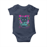 Kawaii Ramen Cat Baby Onesie Retro Japanese Noodles Lover Anime Aesthetic - Wonder Print Shop