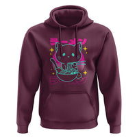 Kawaii Ramen Cat Hoodie Retro Japanese Noodles Lover Anime Aesthetic - Wonder Print Shop