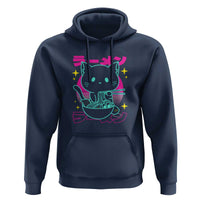 Kawaii Ramen Cat Hoodie Retro Japanese Noodles Lover Anime Aesthetic - Wonder Print Shop