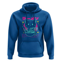 Kawaii Ramen Cat Hoodie Retro Japanese Noodles Lover Anime Aesthetic - Wonder Print Shop