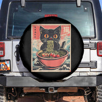 Cat Ramen Japanese Inspo Graphic Spare Tire Cover Funny Kawaii Cat Anime Gifts - Wonder Print Shop
