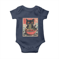 Cat Ramen Japanese Inspo Graphic Baby Onesie Funny Kawaii Cat Anime Gifts - Wonder Print Shop