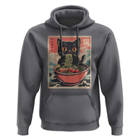 Cat Ramen Japanese Inspo Graphic Hoodie Funny Kawaii Cat Anime Gifts - Wonder Print Shop