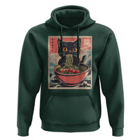 Cat Ramen Japanese Inspo Graphic Hoodie Funny Kawaii Cat Anime Gifts - Wonder Print Shop