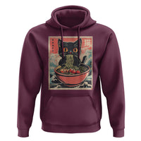 Cat Ramen Japanese Inspo Graphic Hoodie Funny Kawaii Cat Anime Gifts - Wonder Print Shop