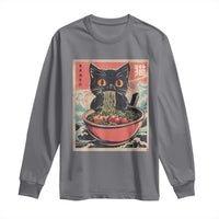 Cat Ramen Japanese Inspo Graphic Long Sleeve Shirt Funny Kawaii Cat Anime Gifts - Wonder Print Shop