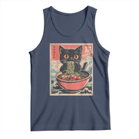 Cat Ramen Japanese Inspo Graphic Tank Top Funny Kawaii Cat Anime Gifts - Wonder Print Shop