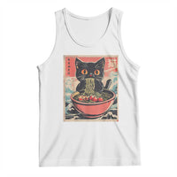 Cat Ramen Japanese Inspo Graphic Tank Top Funny Kawaii Cat Anime Gifts - Wonder Print Shop