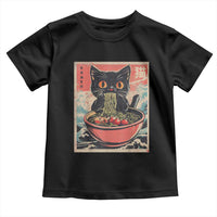 Cat Ramen Japanese Inspo Graphic Toddler T Shirt Funny Kawaii Cat Anime Gifts - Wonder Print Shop