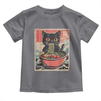 Cat Ramen Japanese Inspo Graphic Toddler T Shirt Funny Kawaii Cat Anime Gifts - Wonder Print Shop