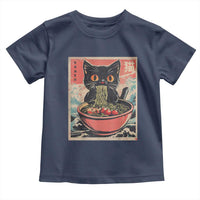 Cat Ramen Japanese Inspo Graphic Toddler T Shirt Funny Kawaii Cat Anime Gifts - Wonder Print Shop