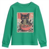 Cat Ramen Japanese Inspo Graphic Youth Sweatshirt Funny Kawaii Cat Anime Gifts - Wonder Print Shop