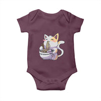 Ramen Cat Kawaii Baby Onesie Anime Japanese Neko Cute Graphic - Wonder Print Shop