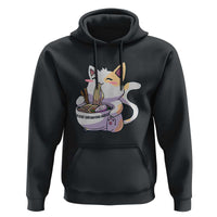 Ramen Cat Kawaii Hoodie Anime Japanese Neko Cute Graphic - Wonder Print Shop