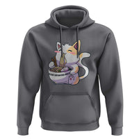 Ramen Cat Kawaii Hoodie Anime Japanese Neko Cute Graphic - Wonder Print Shop