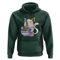 Ramen Cat Kawaii Hoodie Anime Japanese Neko Cute Graphic - Wonder Print Shop