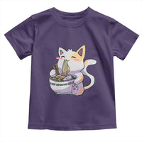 Ramen Cat Kawaii Toddler T Shirt Anime Japanese Neko Cute Graphic - Wonder Print Shop