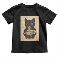 Vintage Kawaii Cat Ramen Graphic Toddler T Shirt Retro Japanese Anime Inspo - Wonder Print Shop