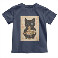 Vintage Kawaii Cat Ramen Graphic Toddler T Shirt Retro Japanese Anime Inspo - Wonder Print Shop