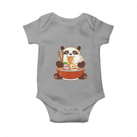 Kawaii Panda Eating Ramen Graphic Baby Onesie Otaku Japanese Noodle Cute Anime Lover - Wonder Print Shop