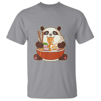 Kawaii Panda Eating Ramen Graphic T Shirt Otaku Japanese Noodle Cute Anime Lover - Wonder Print Shop