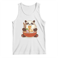 Kawaii Panda Eating Ramen Graphic Tank Top Otaku Japanese Noodle Cute Anime Lover - Wonder Print Shop